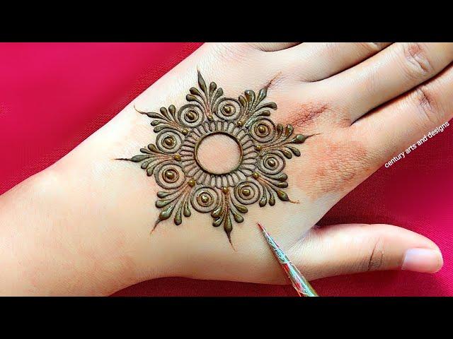 Chhath pooja mehndi design | Back hand mehndi design | simple mehndi design | mehndi design | mehndi