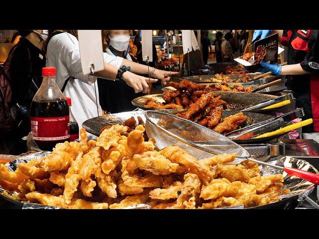 Korean Fried Chicken "Dakgangjung" -Korean Street food