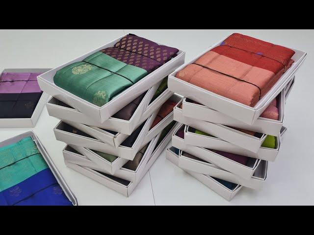 Korvai Border Pure Soft Silk Sarees || Best Silk Sarees Shop In Sirumugai || Online Shopping