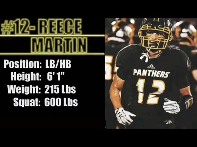 2020-21- Street Light Recruiting- TRANSFER- LB- Reece Martin (6’ 1”- 215 Lbs)