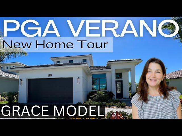 PGA VERANO NEW MODELS - THE GRACE NEW HOME TOUR IN PORT SAINT LUCIE, FLORIDA