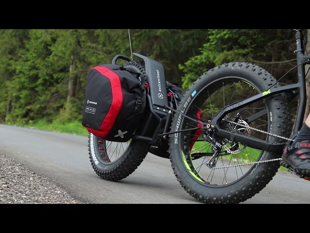 Bicycle trailer for FATBIKE - Extrawheel MATE