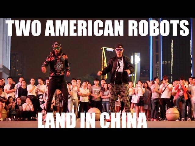 WTF! TWO AMERICAN ROBOTS LAND IN CHINA