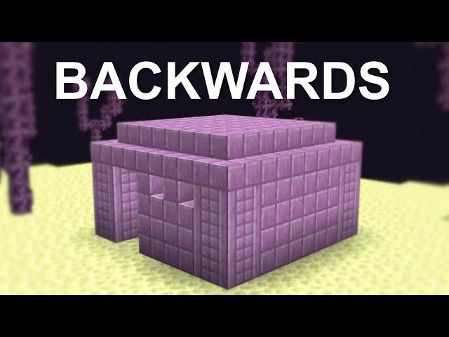 I Tried To Beat Minecraft Backwards