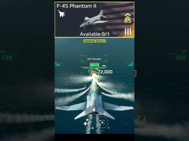 New  F-4S Phantom II Strike Fighter Damage Test  #modernwarships