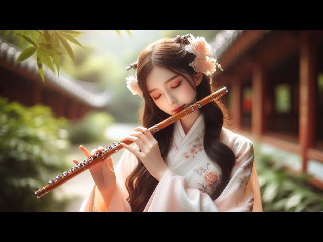 Gentle relaxing flute music creates a feeling of peace and comfort