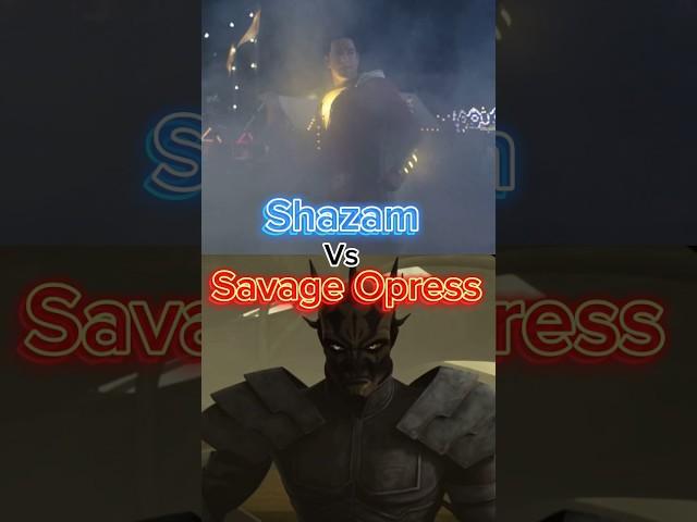 Shazam vs Savage Opress