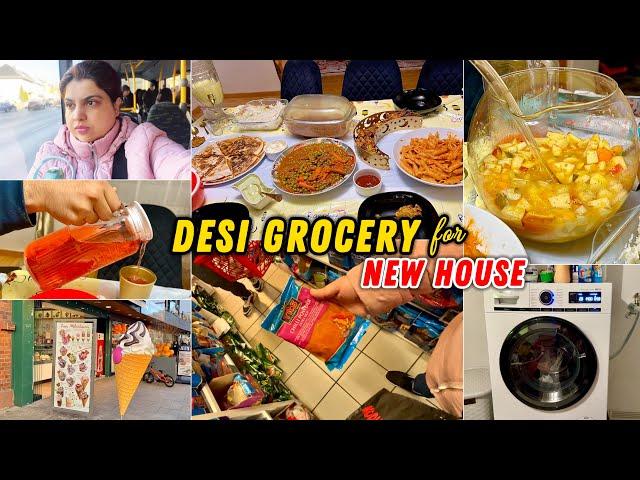 New Ghar jana tha tu Desi Grocery karne gaye | Kia Kia lay ke aye hun️ House Registration