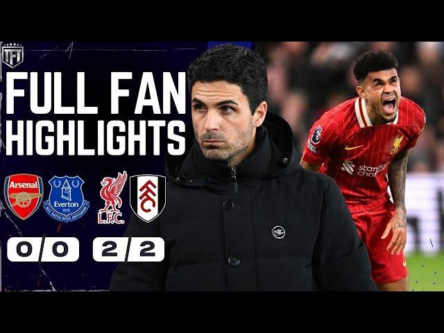 LIVERPOOL FAIL! POINTS DROPPED! Liverpool 2-2 Fulham Highlights! Arsenal FLOP! Arsenal 0-0 Everton