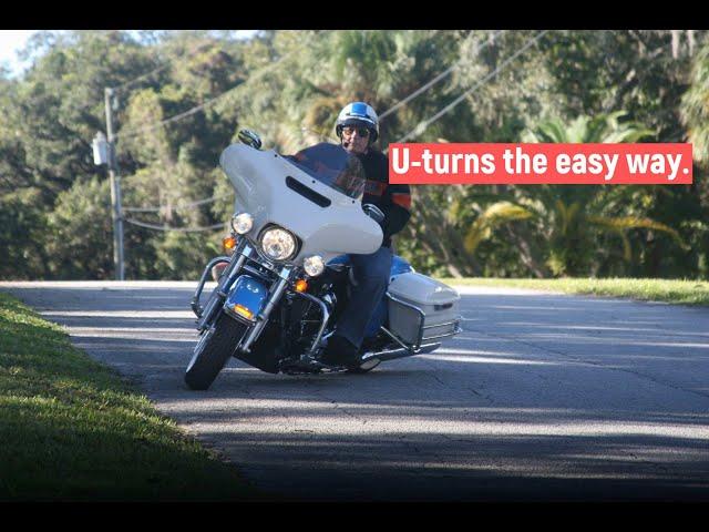 Motorcycle u-turns the easy way!