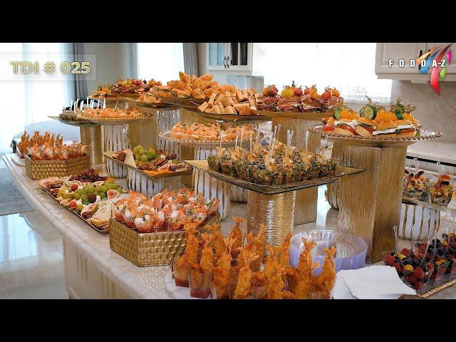 Buffet Table Decorating Ideas # 025 | Appetizer table for parties from a variety of finger foods