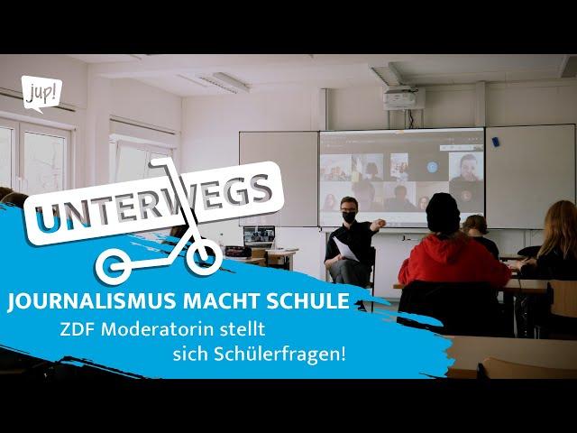 Journalismus macht Schule: Schüler im Interview mit Moderatorin Marietta Slomka | jup! Unterwegs