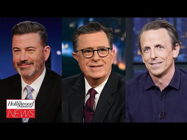 Late Night TV Hosts React to Trump Winning the Election: "F***, It Happened Again" | THR News