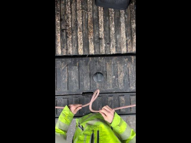 Mid-line clove hitch.