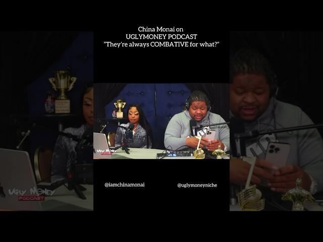 . “Women are combative for what“ #shorts #chinamonai #uglymoney #nojumper #submission