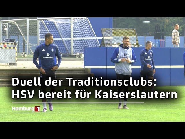 Duell der Traditionsclubs: HSV bereit für Kaiserslautern