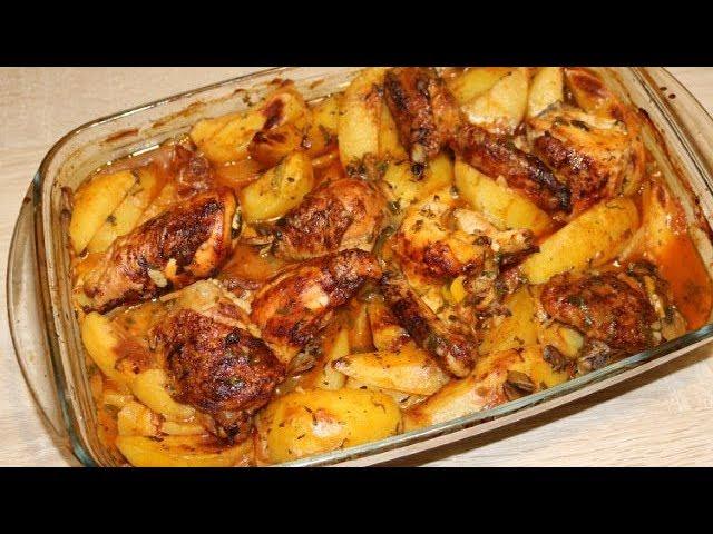 FRICASSÉ  DE POULET RÔTI AUX POMME DE TERRE FACILE (CUISINERAPIDE)