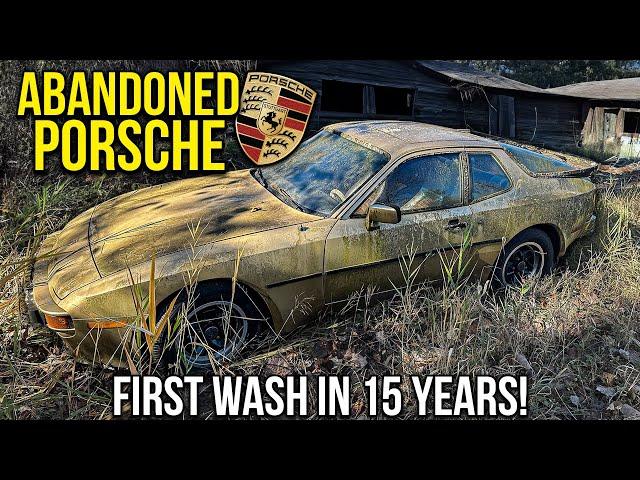 First Wash in 15 Years: ABANDONED Barn Find Porsche | Car Detailing Restoration