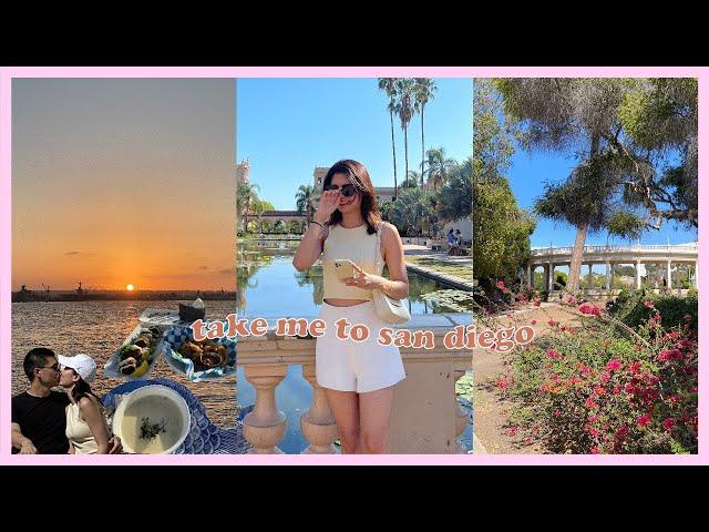 vlog：San Diego 一日遊. 海景咖啡廳️. 最美植物園. 港口看夕陽