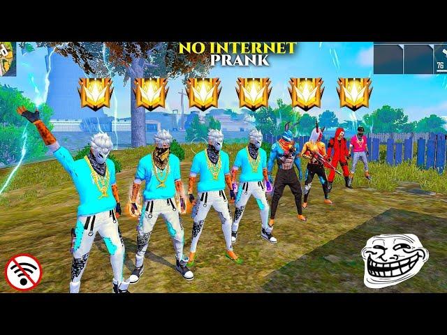 Season 2 No Internet Prank | FREE FIRE FUNNY GAMEPLAY | NADIYA FF