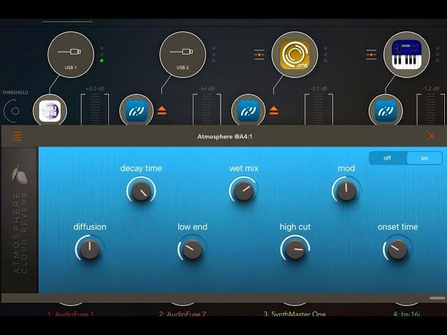 Stratosphere Cloud Reverb by Blue Mangoo - Pre-Release Demo for the iPad