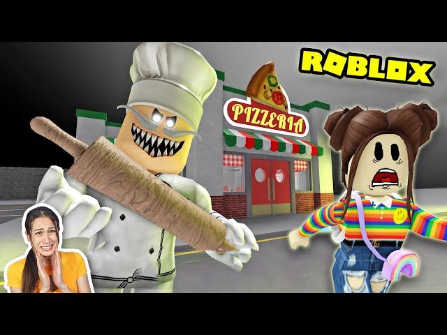 ONTSNAPPEN UIT DE PAPA PIZZA HORROR PIZZERIA! - OBBY || Let's Play Wednesday