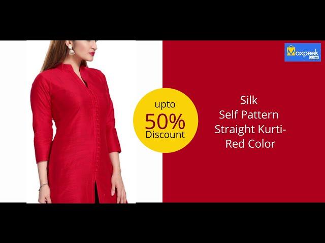 Silk Fabrice Straight Kurtis Collections Special Sale | #shorts Diwali sale | maxpeek.com