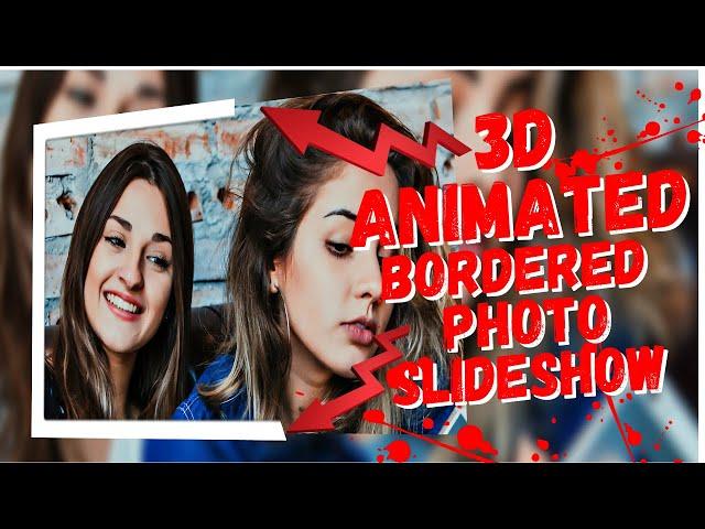 Filmora 14 - 3D Animated Bordered Slideshow - Easy Slideshow Tutorial - Wondershare Filmora