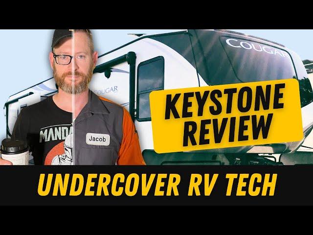 RV Tech reviews Keystone Cougar UNDERCOVER at dealership