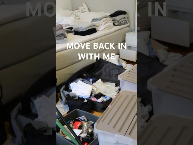 MOVE BACK IN WITH ME: Einzug, aufräumen, roomtour #roomtour #moving #aufräumen #aussortieren