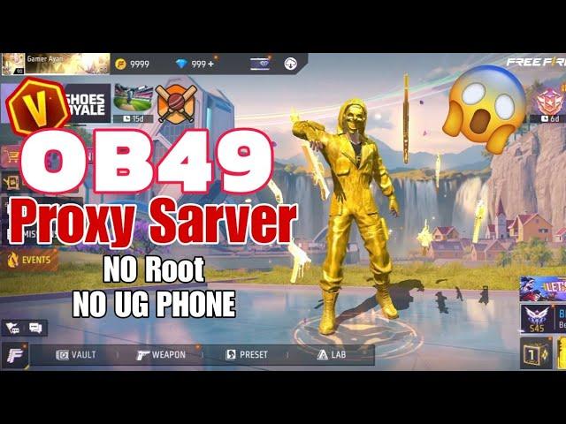 Ob49 Updated Proxy Server Download Link  How To Download Free Fire Server After Ob49 Update