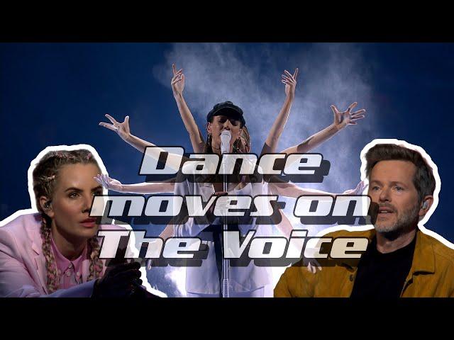 Dance moves on the The voice Norway-stage! | seasons 6-9 | compiplation