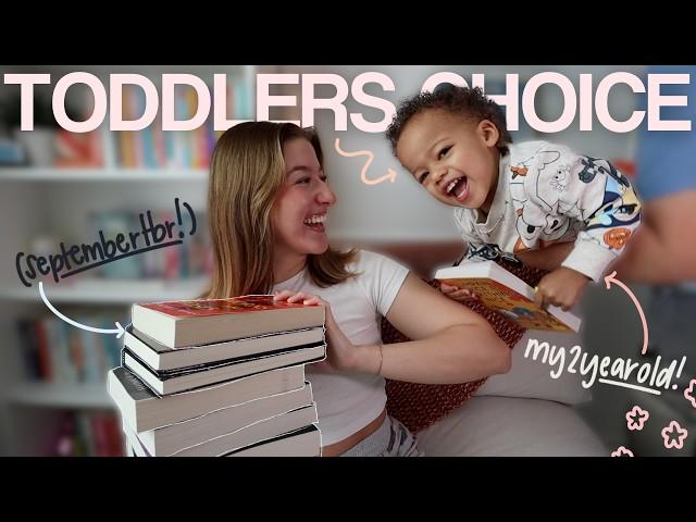 letting my TWO YEAR OLD pick my september tbr 🫣 september tbr 2024