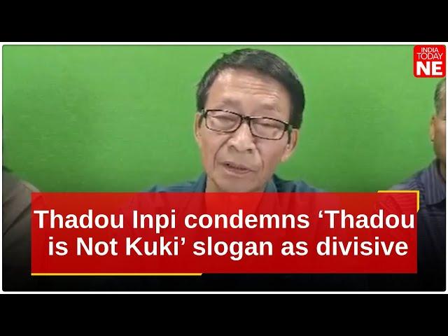 Manipur: Thadou Inpi rejects TCI as 'unmandated'; condemns ‘Thadou is Not Kuki’ slogan as divisive