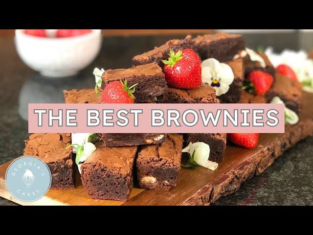 The Best Brownie Recipe EVER! | Georgia's Cakes