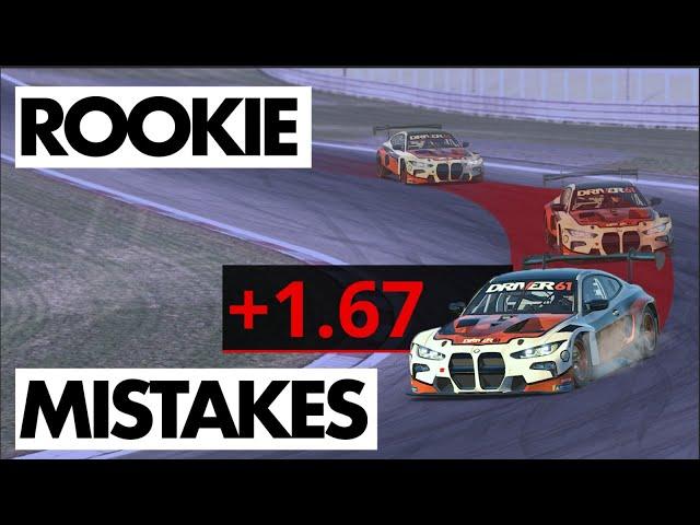 5 Easy to Fix Mistakes that Cost iRacing Rookies Serious Lap Time