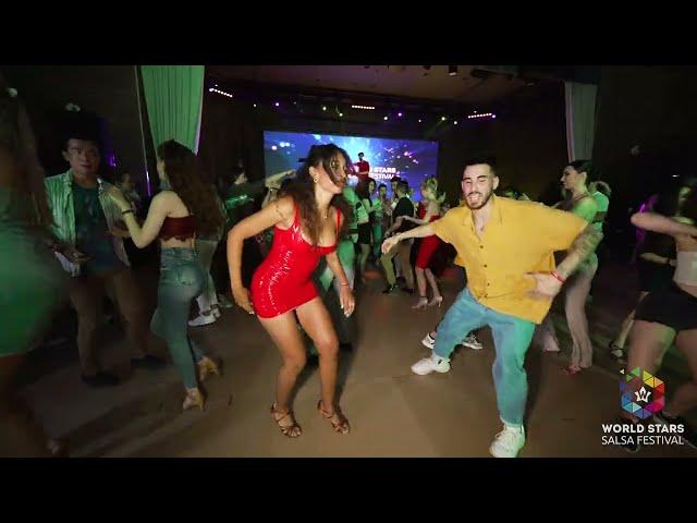 Charlie Zafra Vicente & Bersy Cortez - Salsa Social Dance at World Stars Salsa Festival 2022