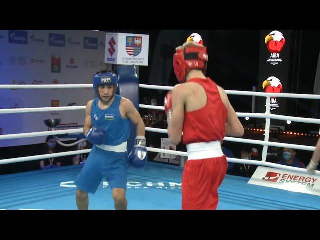 Kielce 2021 Semifinals (M52kg) TSYKALO Ruslan (UKR) vs MUZAFAROV Shakhzod (UZB)