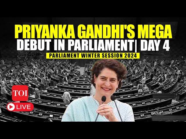 LIVE | Priyanka Gandhi's Debut In Lok Sabha After Wayanad Victory; First Speech In Parliament