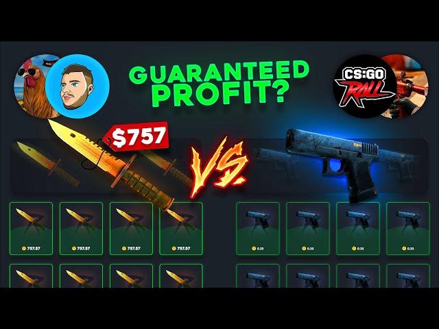 TRYING A "GUARANTEED PROFIT" METHOD ON CSGOROLL! (DOES IT WORK?)