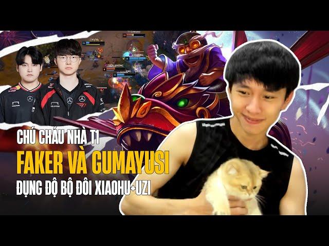 FAKER & GUMAYUSI'S UNCLE AND GUMAYUSI Accidentally Clashed With The Duo XIAOHU - UZI AND THE END