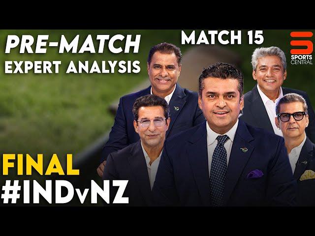 India vs New Zealand | (Pre-Match Show) Expert Analysis | THE DP WORLD DRESSING ROOM | M 15 | ZA1F