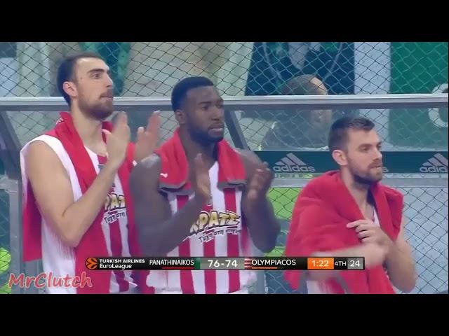 George Printezis post up game compilation - Best post up game in Europe