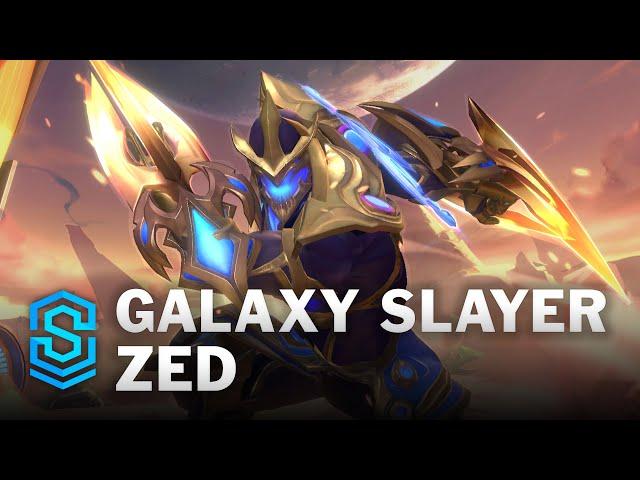 Galaxy Slayer Zed Wild Rift Skin Spotlight