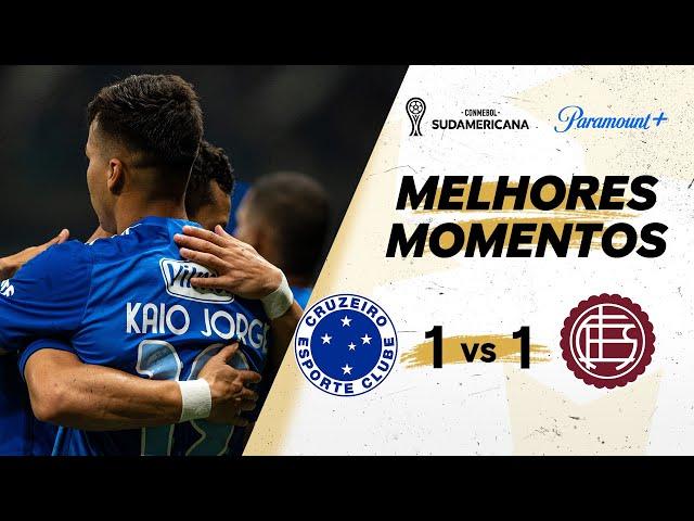 CRUZEIRO 1 x 1 LANÚS - CONMEBOL SUDAMERICANA 2024 | Paramount Plus Brasil