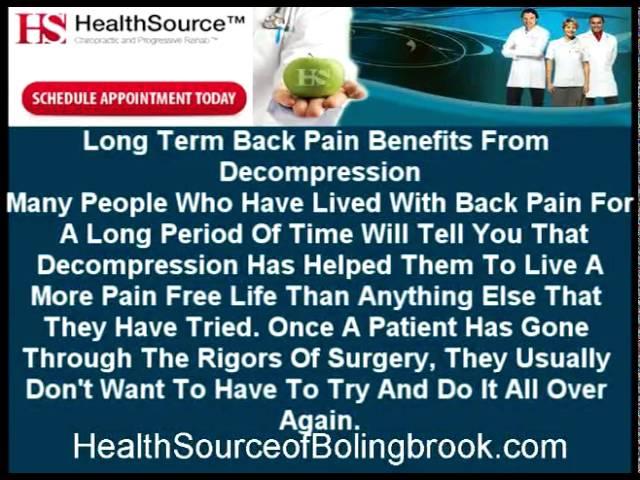 Chiropractor In Bolingbrook IL | Decompression For Your Back Pain