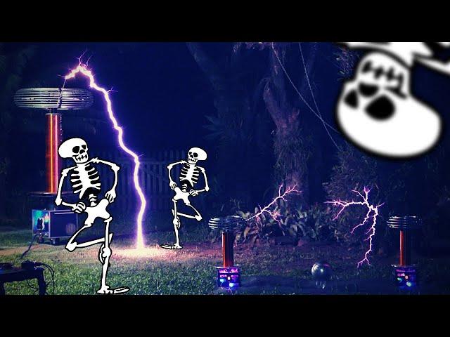 Spooky Scary TESLA COILS