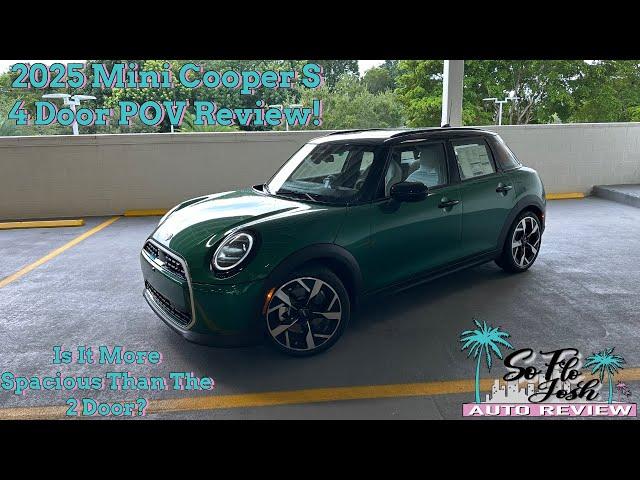 2025 Mini Cooper S 4 Door POV Review. Is It Really That Much More Spacious Than The 2 Door?