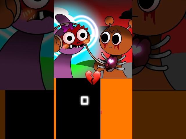 Love Story of Pinki and Oren...  | @GummyDoraAni | Bouncing Square #sprunki