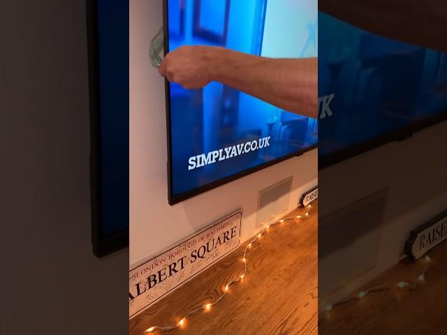 65” Samsung TV unboxing & installation with Home Cinema Audio System & Sonos! #tvinstallation #tv